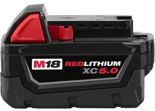Milwaukee M18 REDLITHIUM XC5.0 Extended Capacity Battery (No Packaging) from Columbia Safety